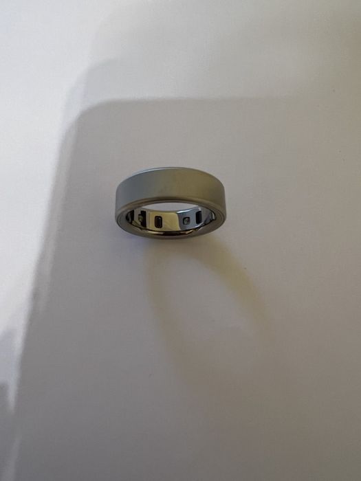 Oura Ring 4 Brushed Silver Size 11