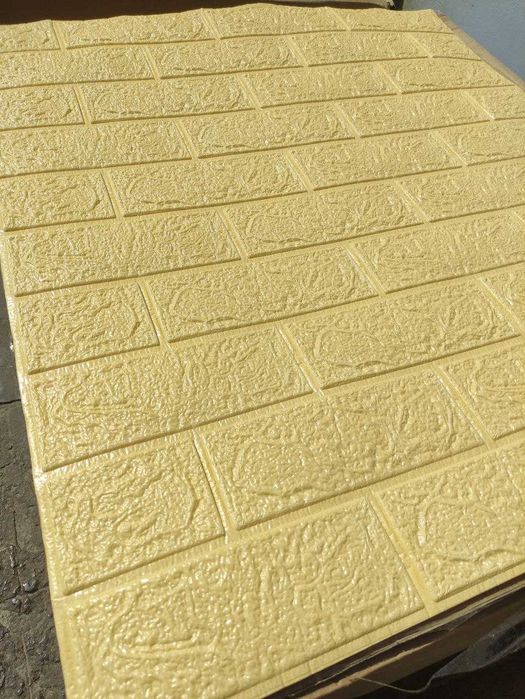 ВИРОБНИК! Самоклеющиеся 3Д панели. 3D панелі для стін Срібло 3 мм