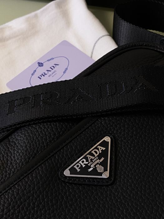 Prada Leather Shoulder Messenger Bag
