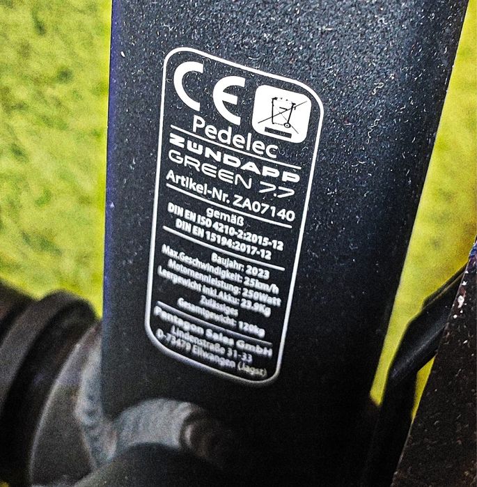 Вело электро Zundapp