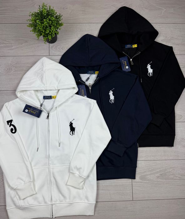 Зіпка Polo Ralph Lauren 3 зіп худі поло ральф кофта