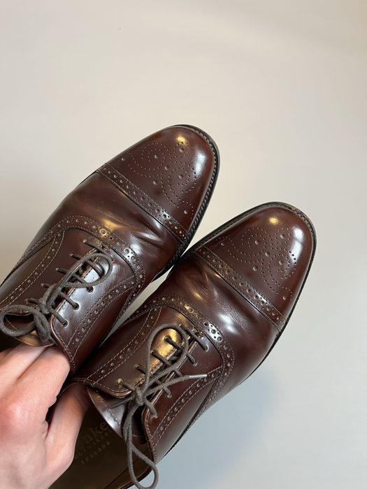 Туфли Loake Leather 44.5 Churchs Crockett Jones Officine Creative