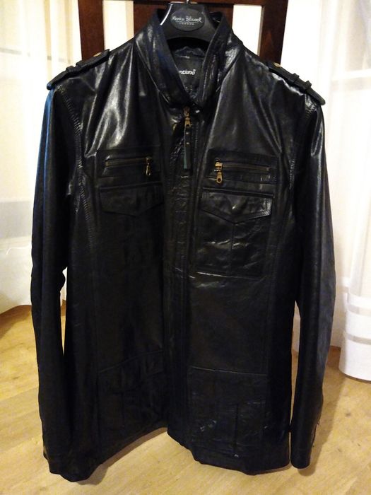Kurtka skórzana męska