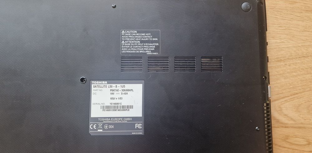 Laptop Toshiba Satellite L50-B-1U5
