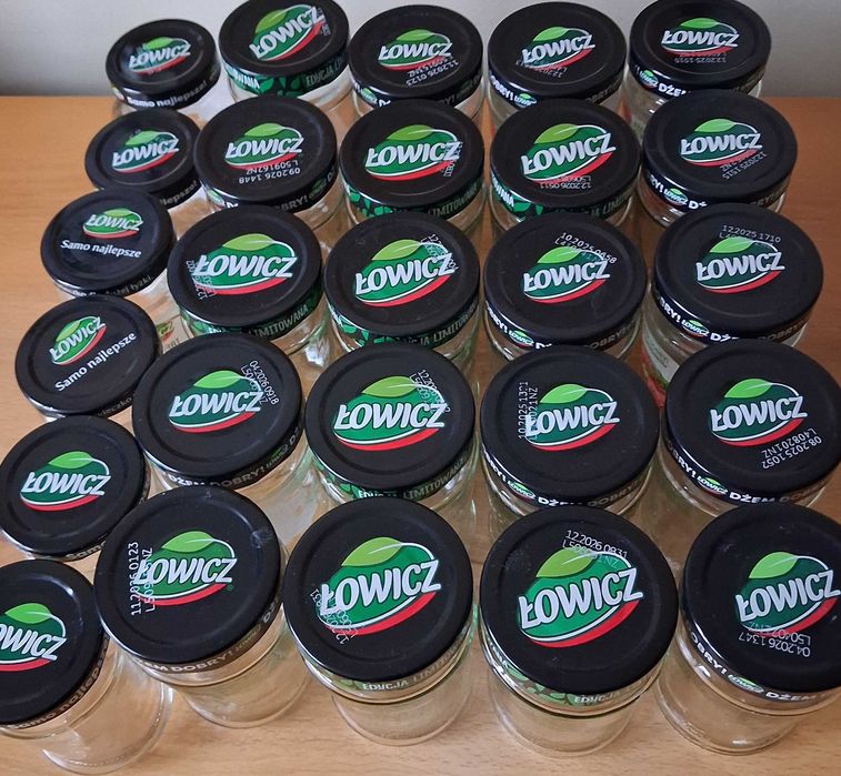 Słoiki - ponad 60 sztuk po dżemach Łowicz i inne odbiór osobisty!!!