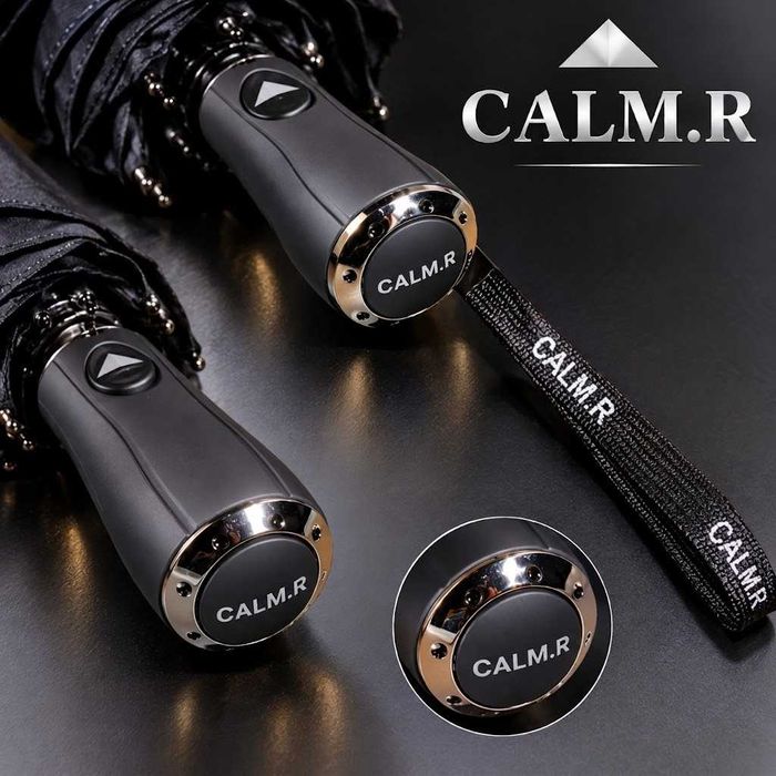 ЗОНТ 10 спиц Антиветер CALM RAIN Полуавтомат УНИСЕКС Парасолька