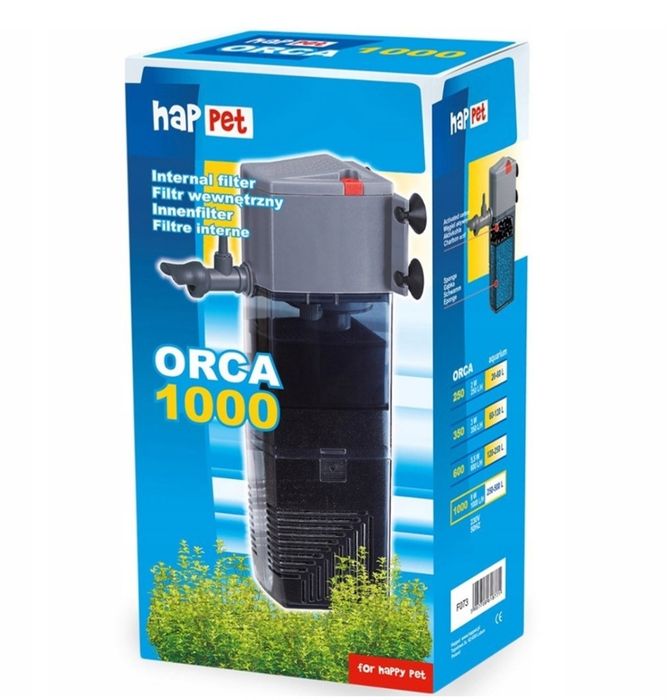 Filtr wewnętrzny happet orca 1000 (1000L/H) 15W
