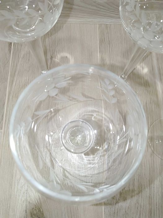 kolekcjonerskie Kieliszki do wina PRL 5 sztuk-Okazja