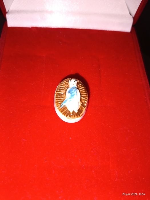 Unikat Vintage Retro Medalik Święty Dewocjonalia