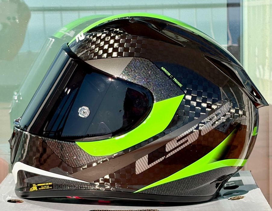 Capacete NOVO Carbono Total LS2 Arrow Racing (50% DESCONTO) Tam XL-XXL