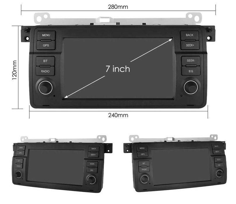 CarPlay Radio FM RDS DAB+ DSP Android GPS WiFi USB BMW 3 E46 Rover 75