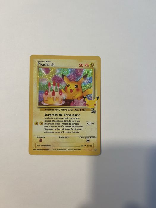 Pokémon ___’s Pikachu - Celebrations Classic Collection (2021) - Near Mint