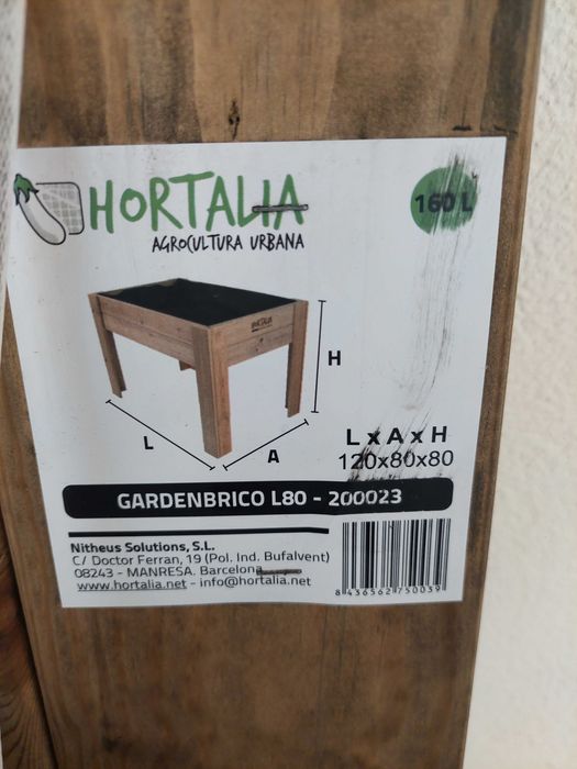 Mesa de cultivo GARDENBRICO L80 da Hortalia