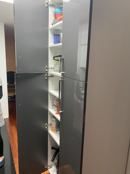 Armario cozinha METOD IKEA portas cinzentas