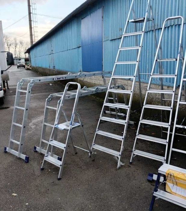 Лестница стремянка алюминиевая секционная трансформер ОПЛАТА ЧАСТЯМИ