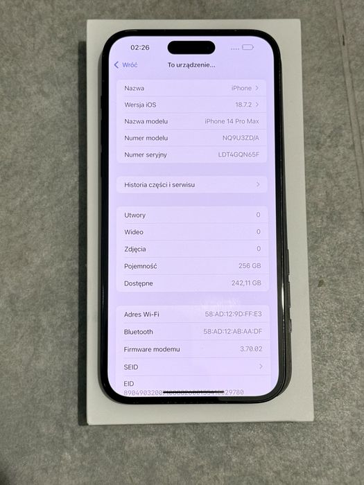 iPhone 14Pro Max 256GB