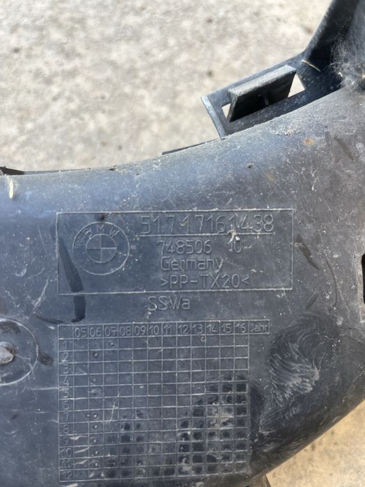 Wloty powietrza chlodzenie tarcz przod bmw e92 e93 przed lift zwykle