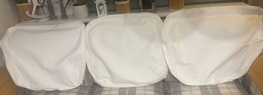 Poszewki pokrowce poduszek oparcia Ektorp Ikea