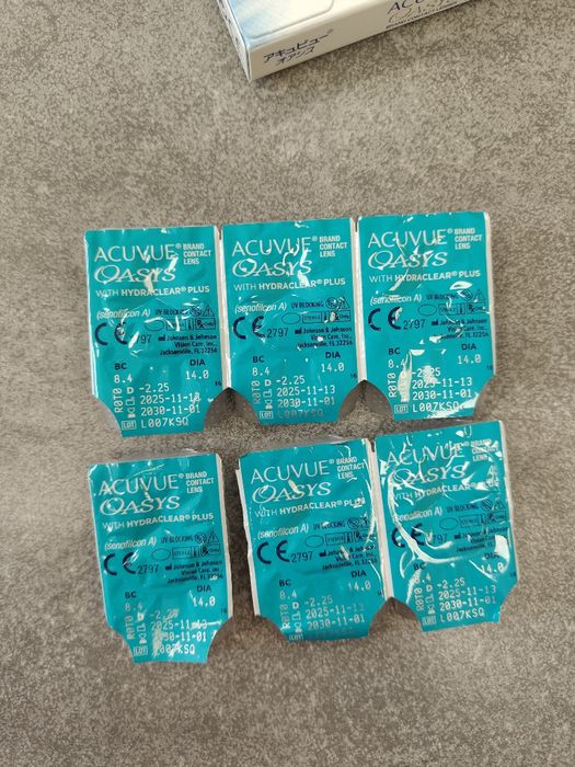Soczewki acuvue oasys