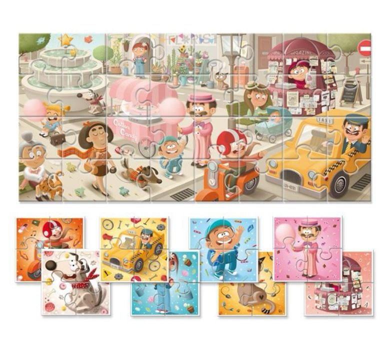 Настольные игры Haba Ravensburger Ludattica крупный пазл оригинал