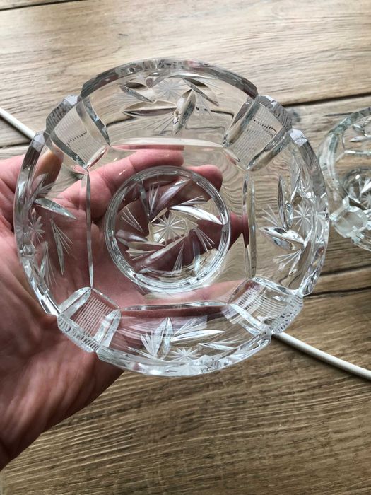 Продам хрустальные салатницы (пара) производства СССР
