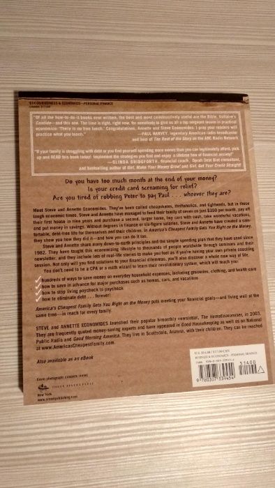 Livro "Gets You Right on the Money" - America's Cheapest Family