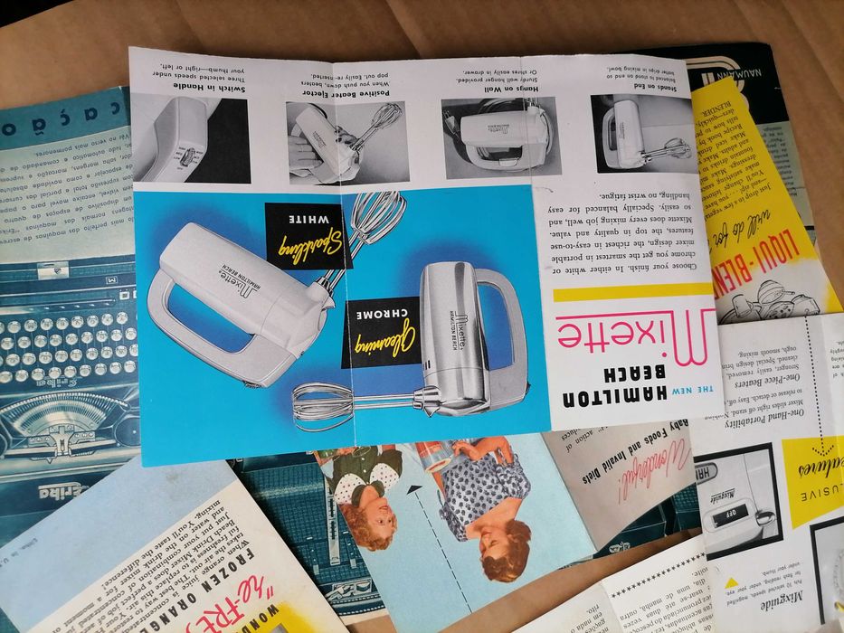 Lote Folhetos Publicidade Vária Anos 40's