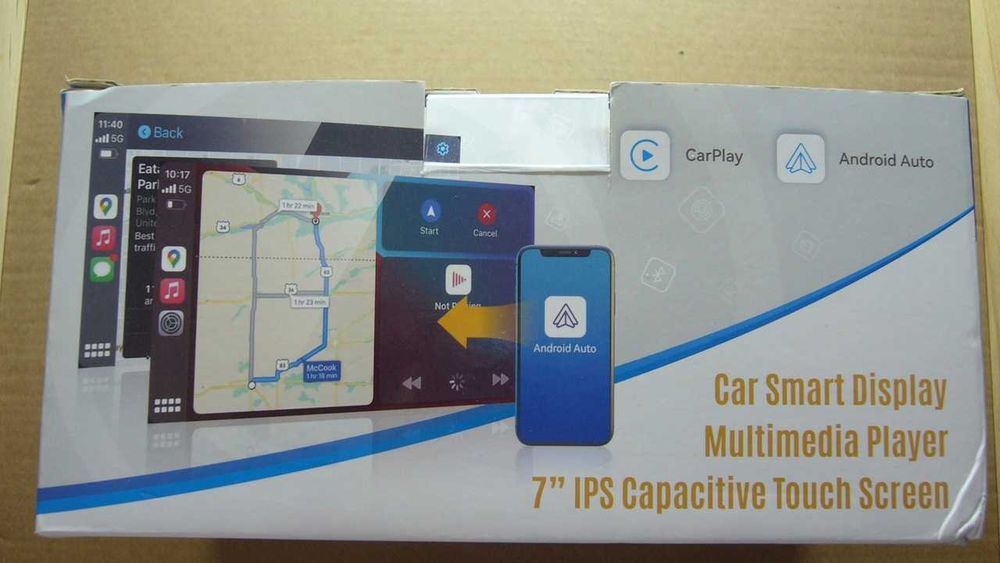 Android Auto / Carplay com câmera taseira - Novo