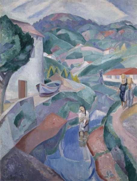 Joy of the Basque Countryside - Daniel Vázquez Díaz (on canvas)