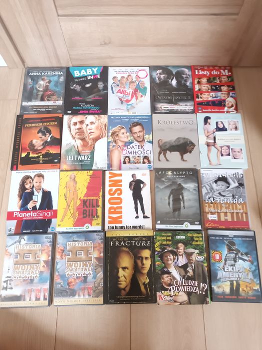 Filmy DVD pakiet 90 sztuk