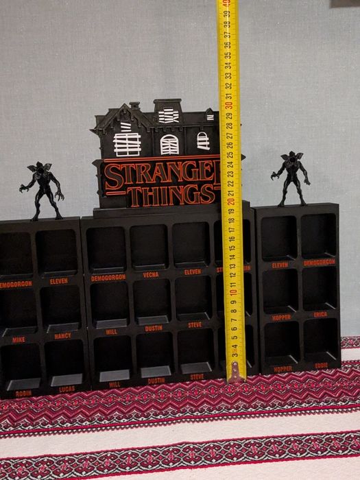 Підставка для фігурок дивні дива (stranger things)3D друк