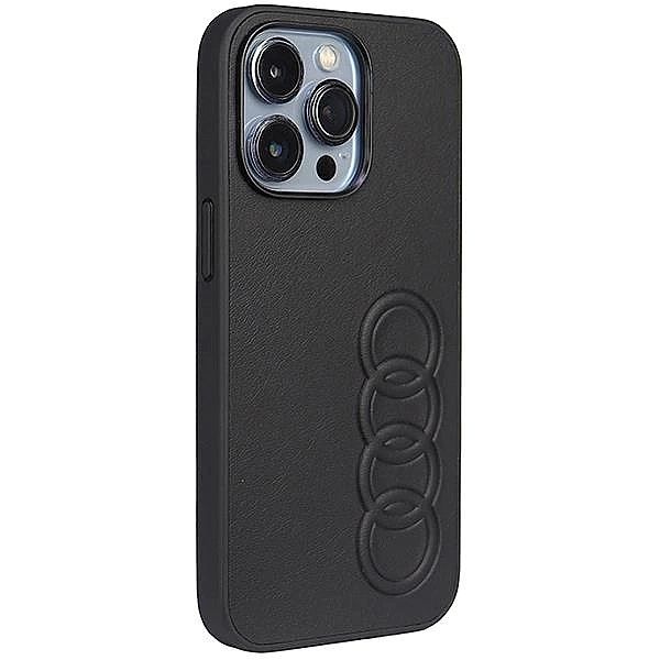 Etui Audi Synthetic Leather na iPhone 13 Pro / iPhone 13 - czarne