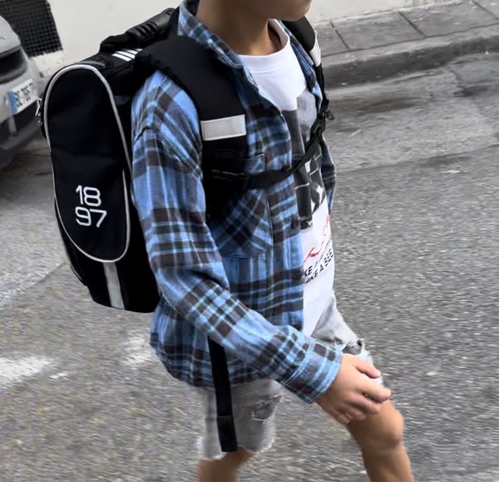 Стильна сорочка zara 120см на хлопчика на 6-7р.