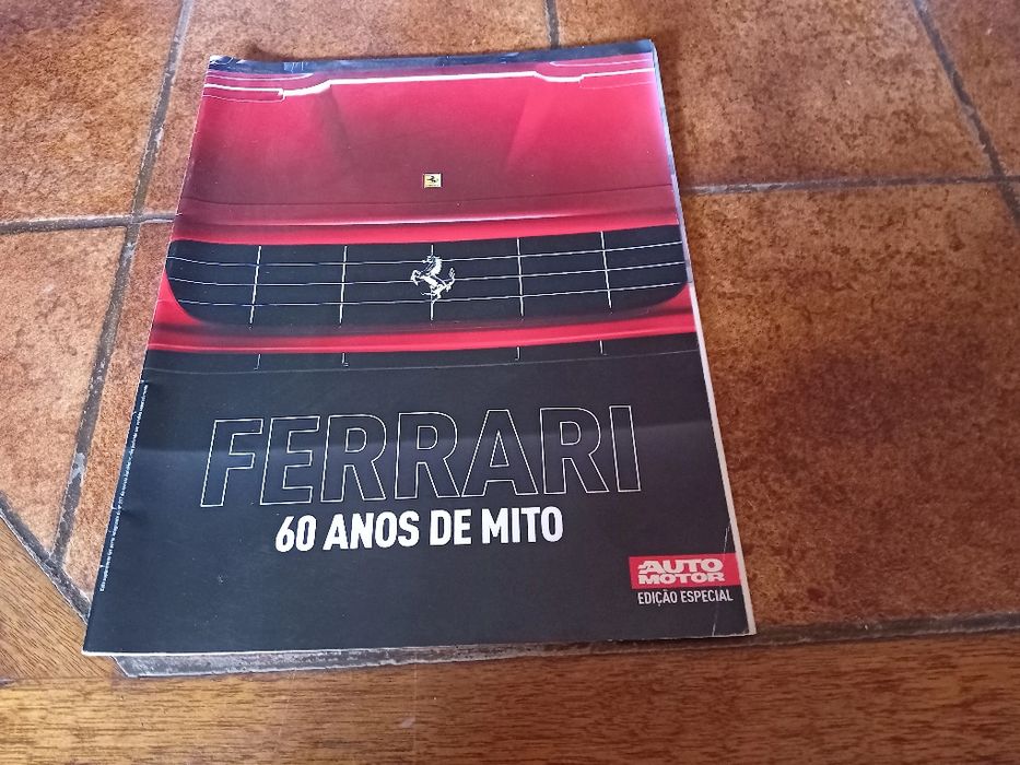 Ferrari, tudo sobre Ferrari + Ferrari 60 anos mito, revistas antigas