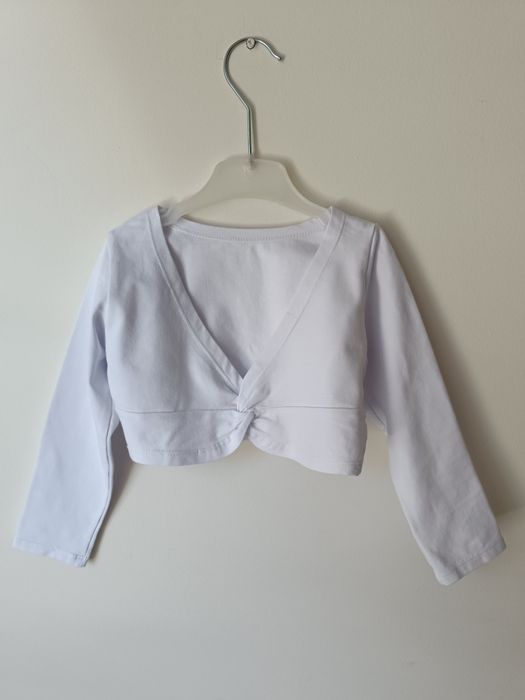 Maillot Ballet com casaco branco 4-5 anos