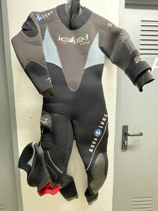 Fato semi-seco Aqualung Iceland 7mm, modelo senhora, M