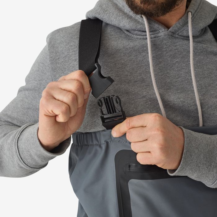 Waders de Pesca Respiráveis 500 BR com Botas