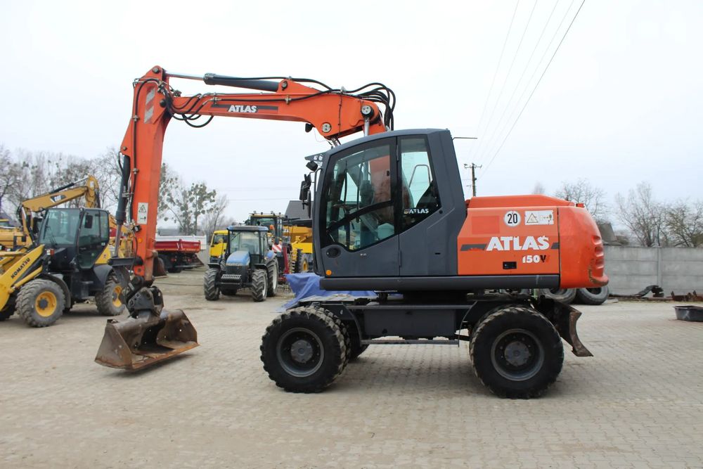 Atlas 150 W z Niemiec  Koparka kołowa