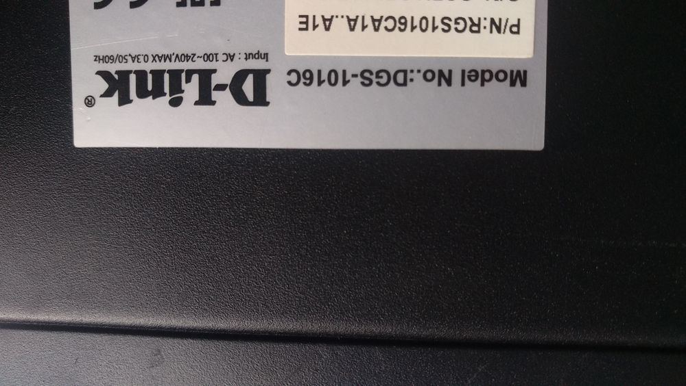 Некерований комутатор D-Link DGS-1016C гігабітний