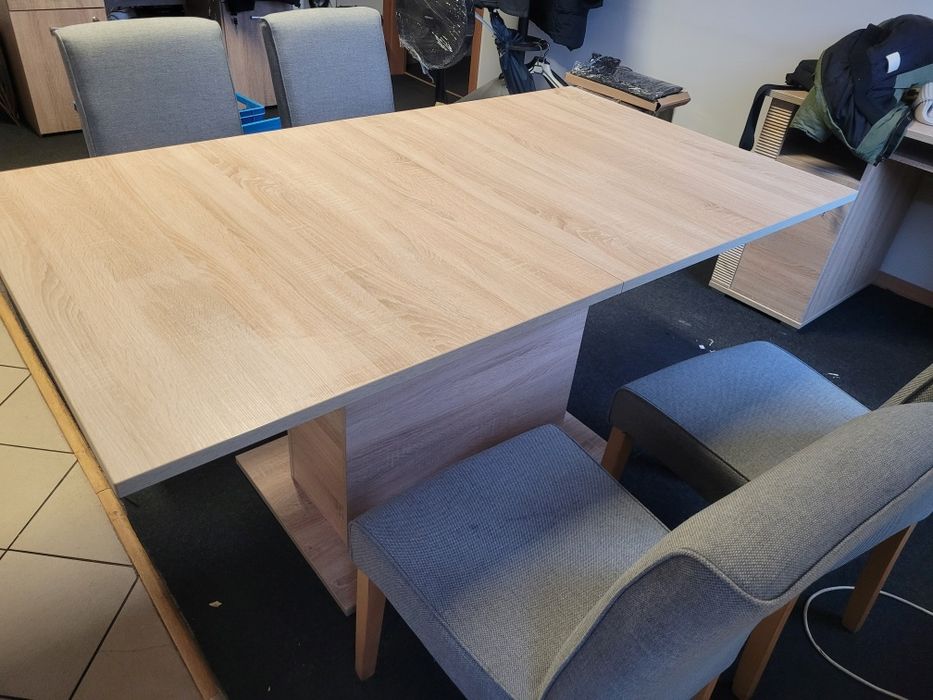 Stół duży rozkładany dąb sonoma