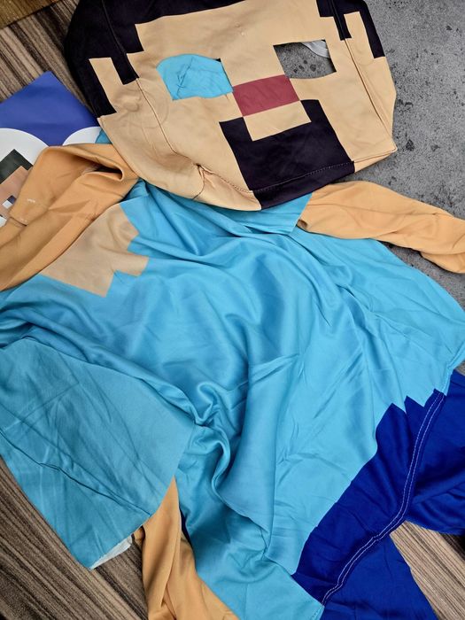 Strój przebranie Steve z Minecraft dla dzieci rozm M nowy