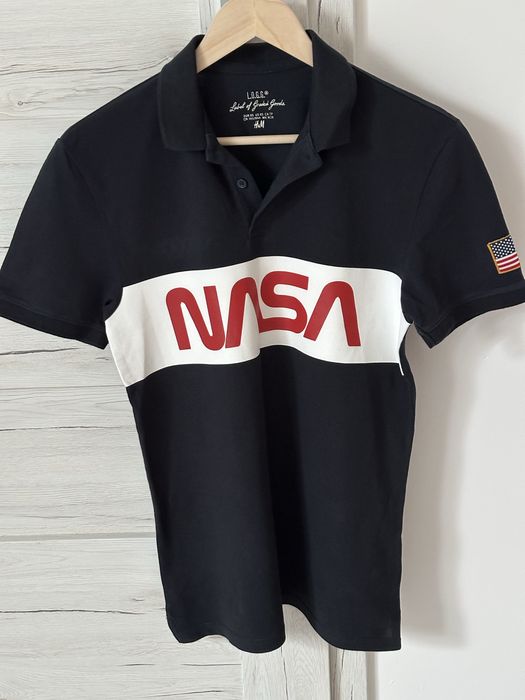 Koszulka polo męska młodzieżowa NASA H&M r. XS