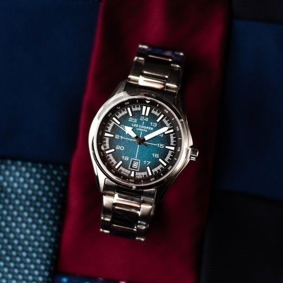 Чоловічий годинник Lee Cooper в стилі Pilot Watch: Кварцовий, Сталевий