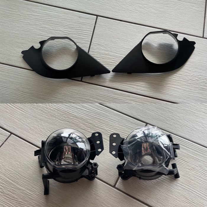 Противотуманки галогенки, решітки під М бампер bmw e60 е61