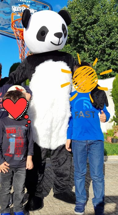 Aluguer de disfarce PANDA adulto para festa infantil