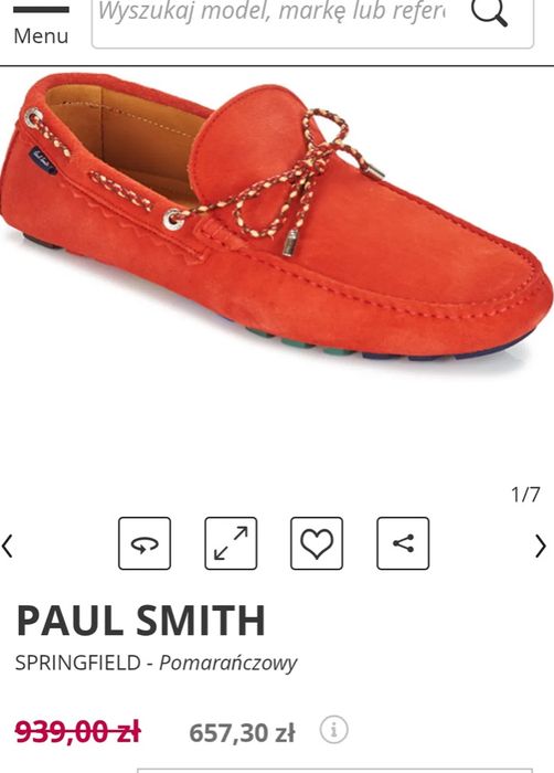 Mokasyny męskie skórzane