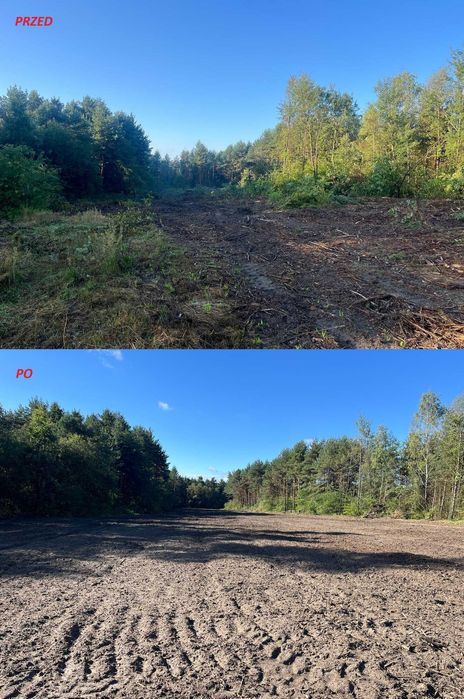 Rekultywacja Mulczer leśny Mulczowanie wgłębny Karczowanie działek