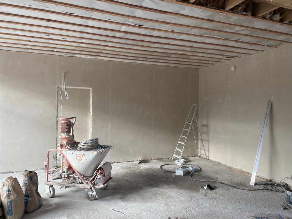 Штукатурка під шпалери машинная 220/380в