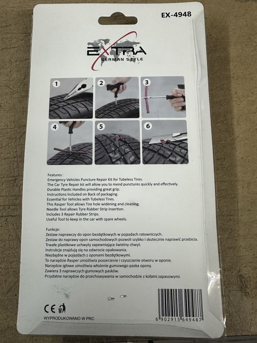 zestaw naprawczy do opon bezdętkowych