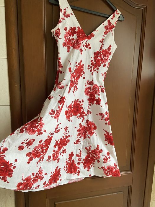 Romantyczna sukienka bawełniana